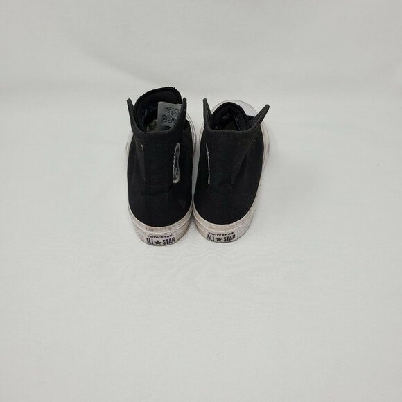 Converse All Stars Chuck Taylor - Unisex Hi Top Black  - Youth 1 - 350143C - Picture 7 of 12